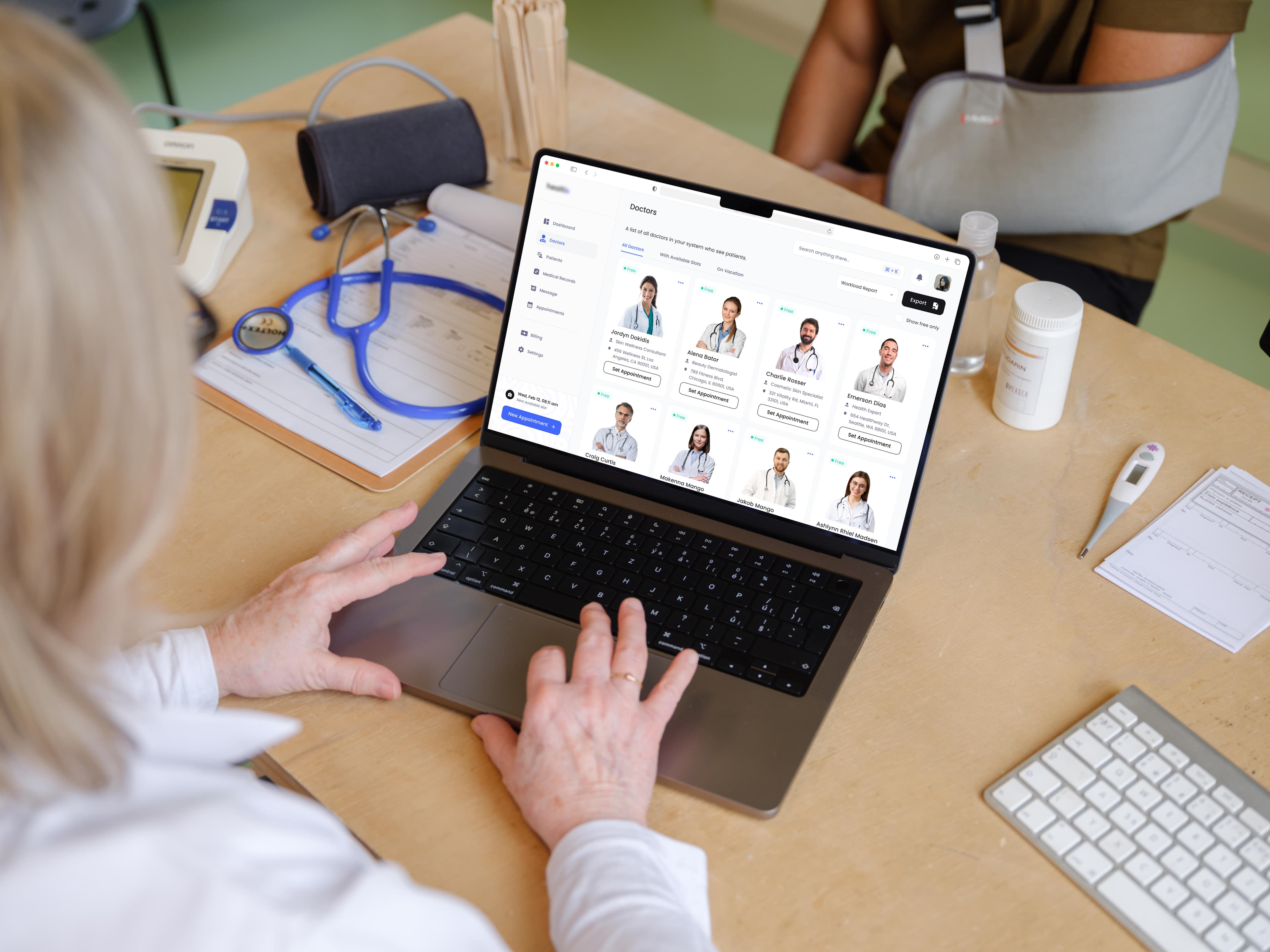 Medical platform interface