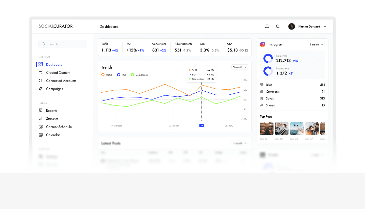 Development for Social Media Marketing Agency preview