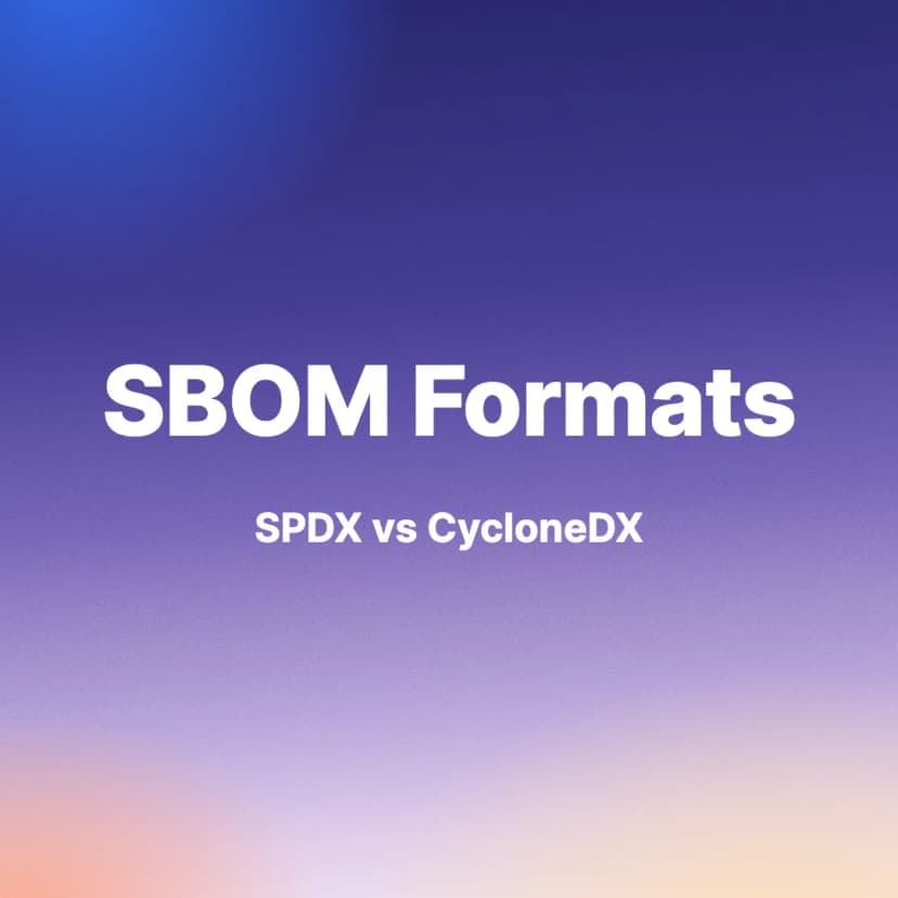 SBOM Formats Explained: SPDX vs CycloneDX