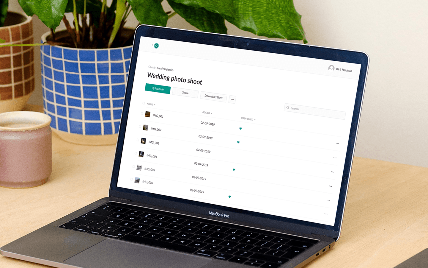 Photobell platform dashboard