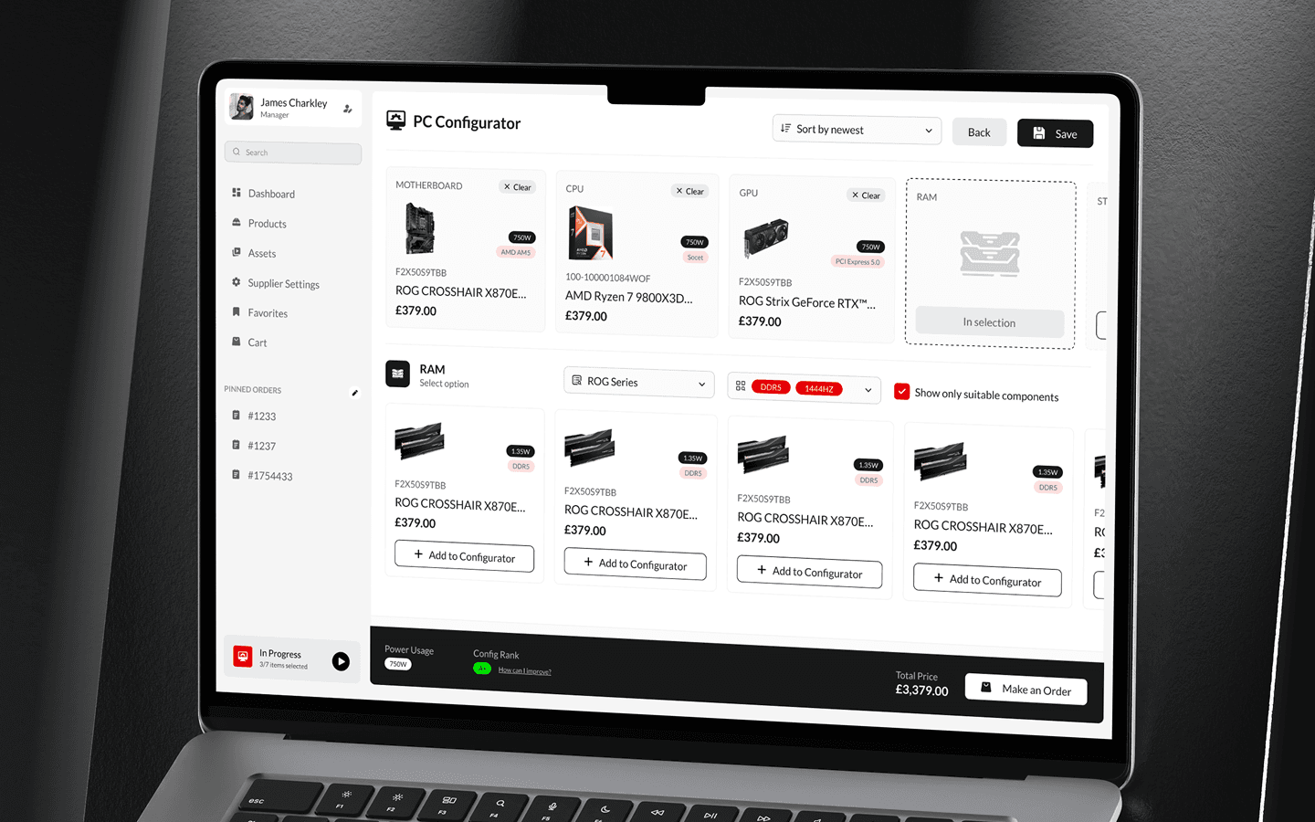 B2B product platform features